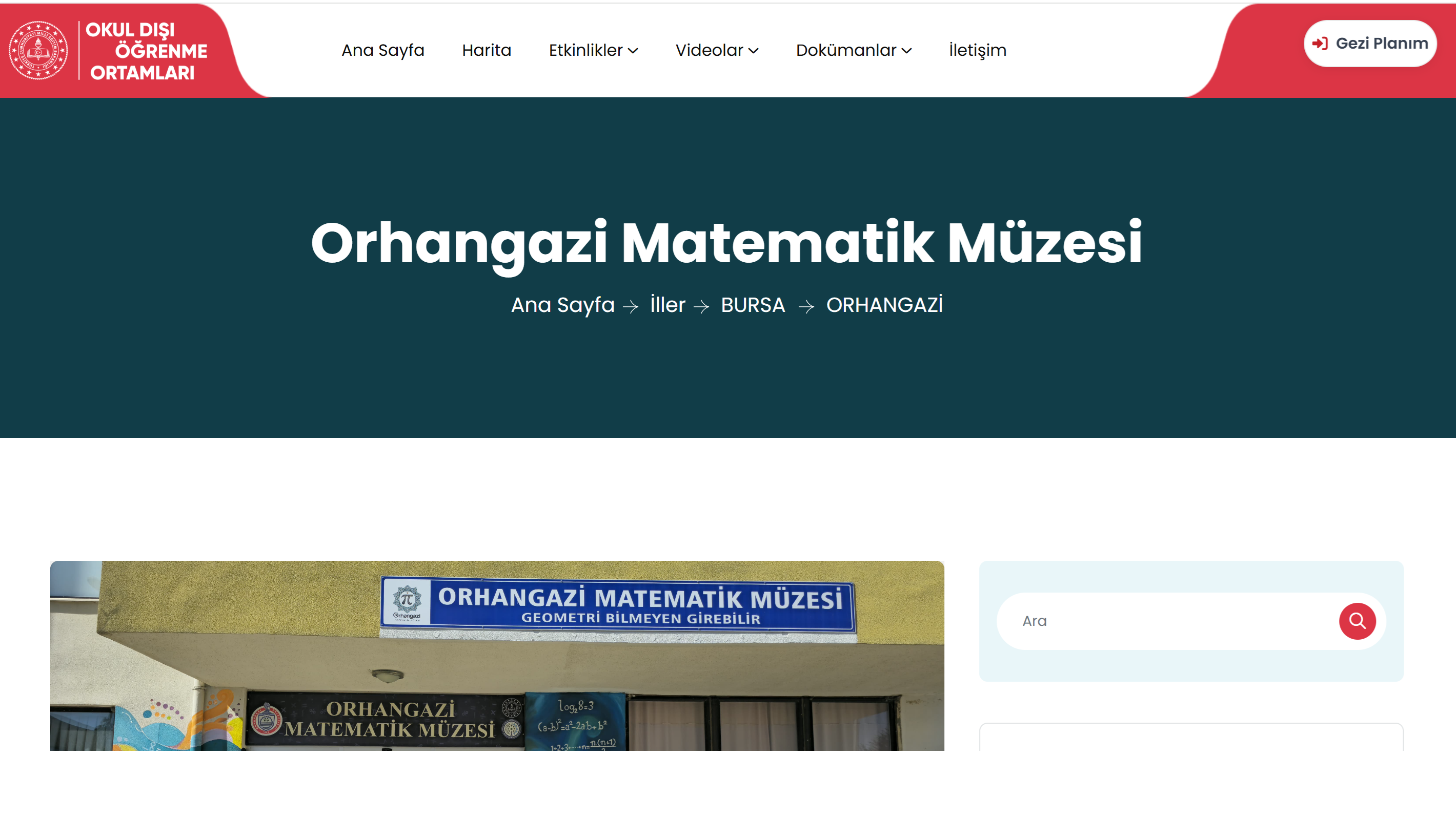 MEB’den Müjde: OYAÇ MYO Bünyesindeki Orhangazi Matematik Müzesi "Okul Dışı Öğrenme Ortamlarına" Dahil Edildi